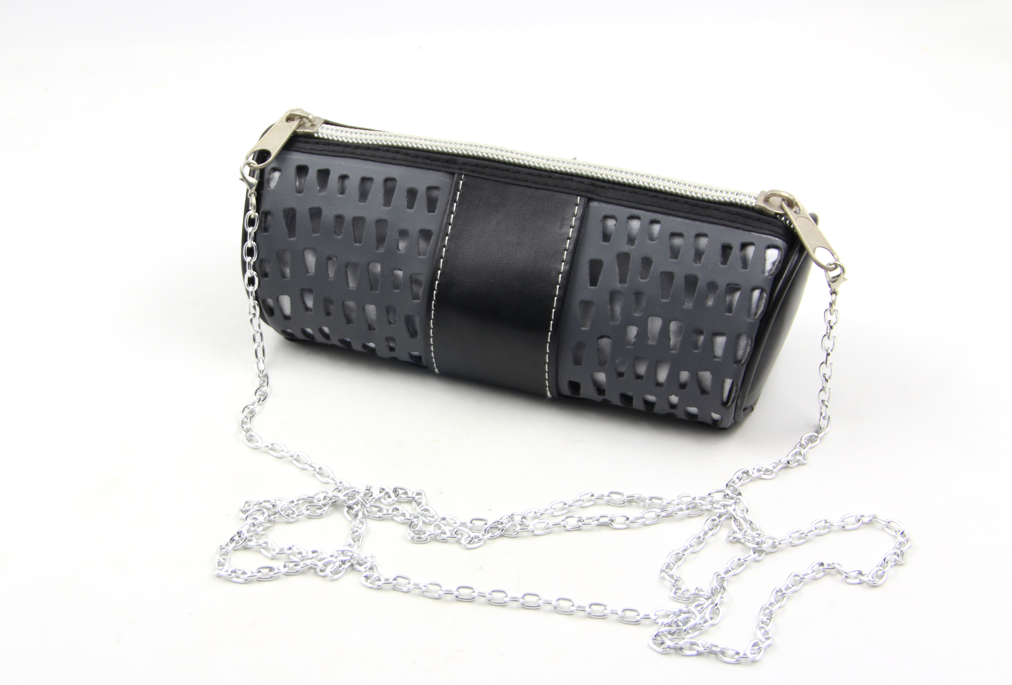 New product fashion lady bag with accessories long metal chain