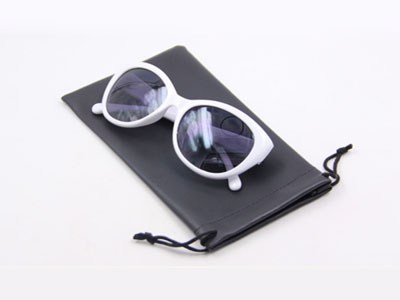 Leather bag for print/Sunglass case with leather D40