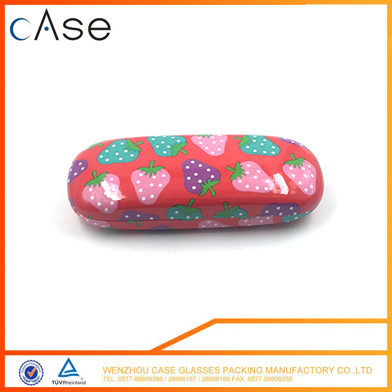 CHINA cute hard kid carrying box for eyeglasses case with strawberry