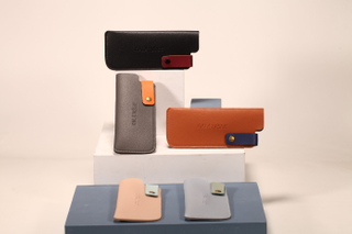 Five styles of glasses leather case, leather material, LOGO can be customized