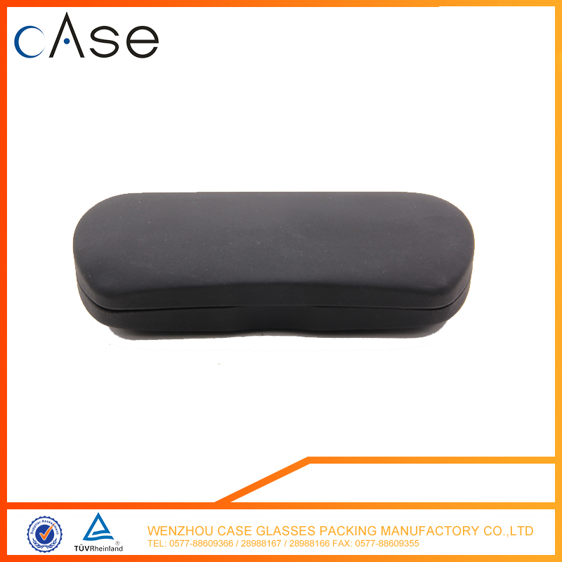 black hard glass carrying case