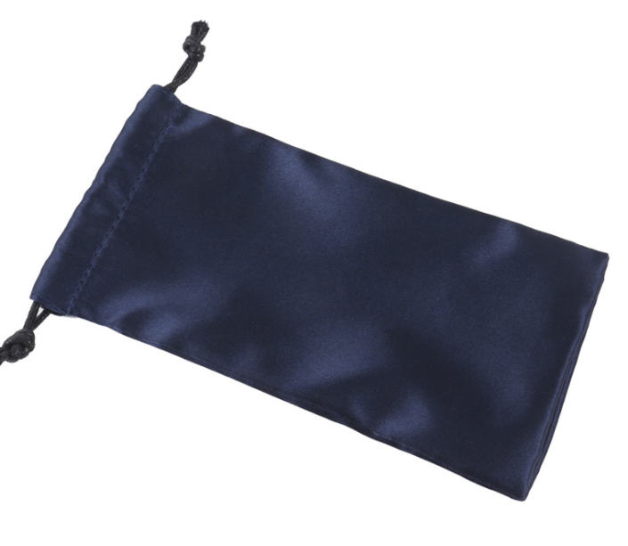 Eco-friendly simple satin cloth bundle pocket outdoor travel finishing drawstring bag portable wild glasses storage bag