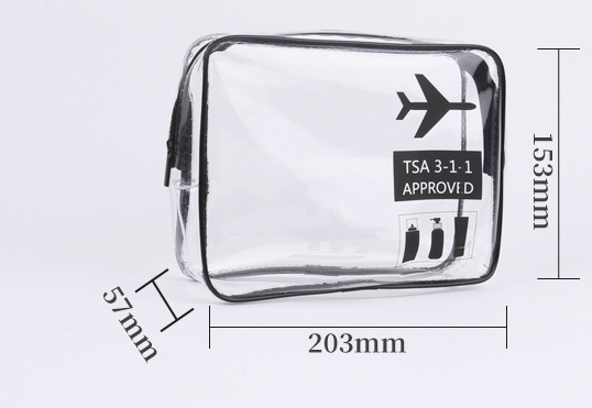 TPU travel storage bag set aviation waterproof portable multi-function wash bag transparent cosmetic bag spot wholesale
