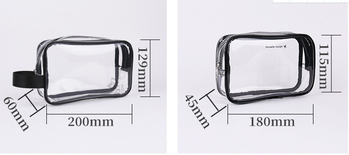 TPU travel storage bag set aviation waterproof portable multi-function wash bag transparent cosmetic bag spot wholesale