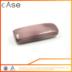 I80 slim cool iron imitation hard eye glass case for optical glasses