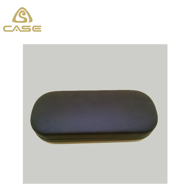 black leather glasses case