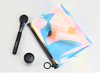 Transparent and environmentally friendly laser TPU receiving bag zipper portable plastic waterproof cosmetics gift packaging bag