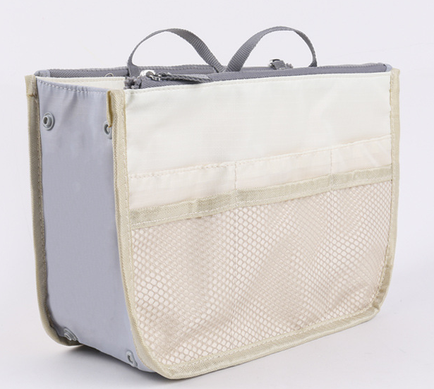 Korean version of the multi-function outdoor travel storage bag portable large capacity double zipper bag in the package finishing cosmetic bag
