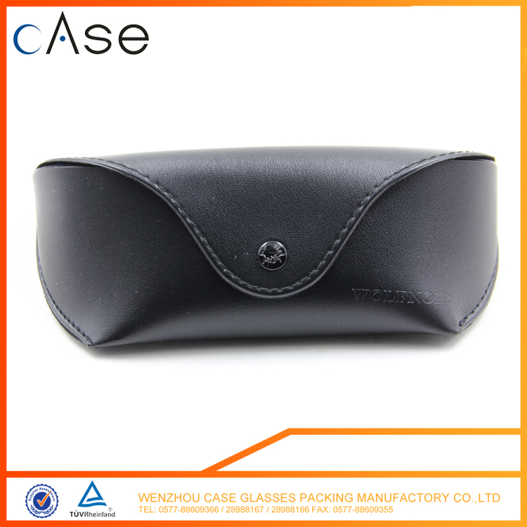 Mini fold soft leather eva sunglasses cases OEM