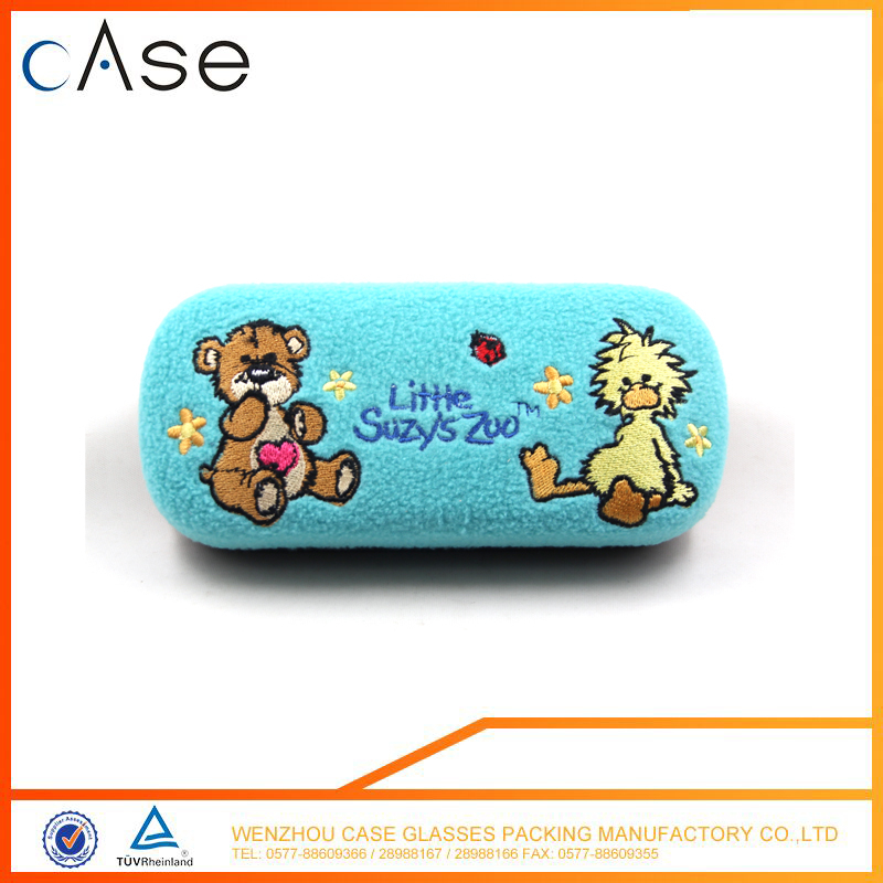 Cute glasses case with flannel eyeglass cases for kids