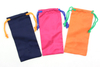 Cheap drawstring custom logo soft microfiber glass pouches