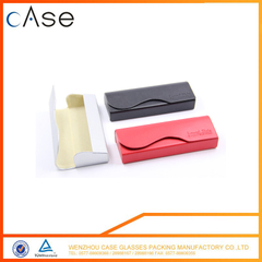 Eco-friendly pu handmade spectators glasses case box for sunglasses