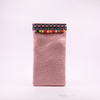 There are three types of eyewear bags for 2021 sunglasses. The exterior is decorated with exquisite patterns, which is very beautiful