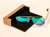 2021 Sunglasses, 5 Styles, Brown Print, Square Case