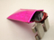 Paint edge sunglasses bag with leaf spring D158