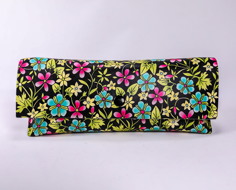 2021 Glasses Case Sunglasses A Colored-printed Eyeglass Case That Resembles A Leather Bag
