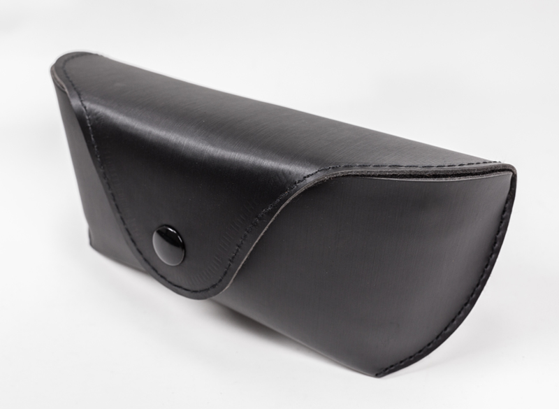 The Glasses Case Comes in Two Colors And Looks Like A Leather Bag