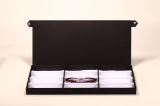 Sunglasses case Multifunctional glasses storage box multi-plaid