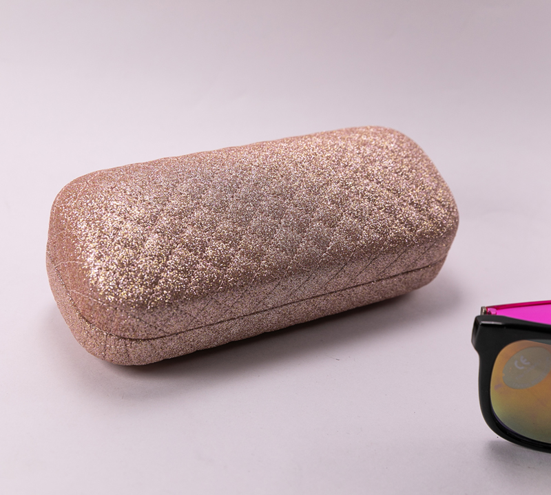 2021 Glasses case hand-held cute type iron case with textures and patterns