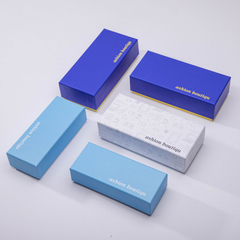 Sunglasses gift box exquisite packaging box heaven and earth cover glasses paper box