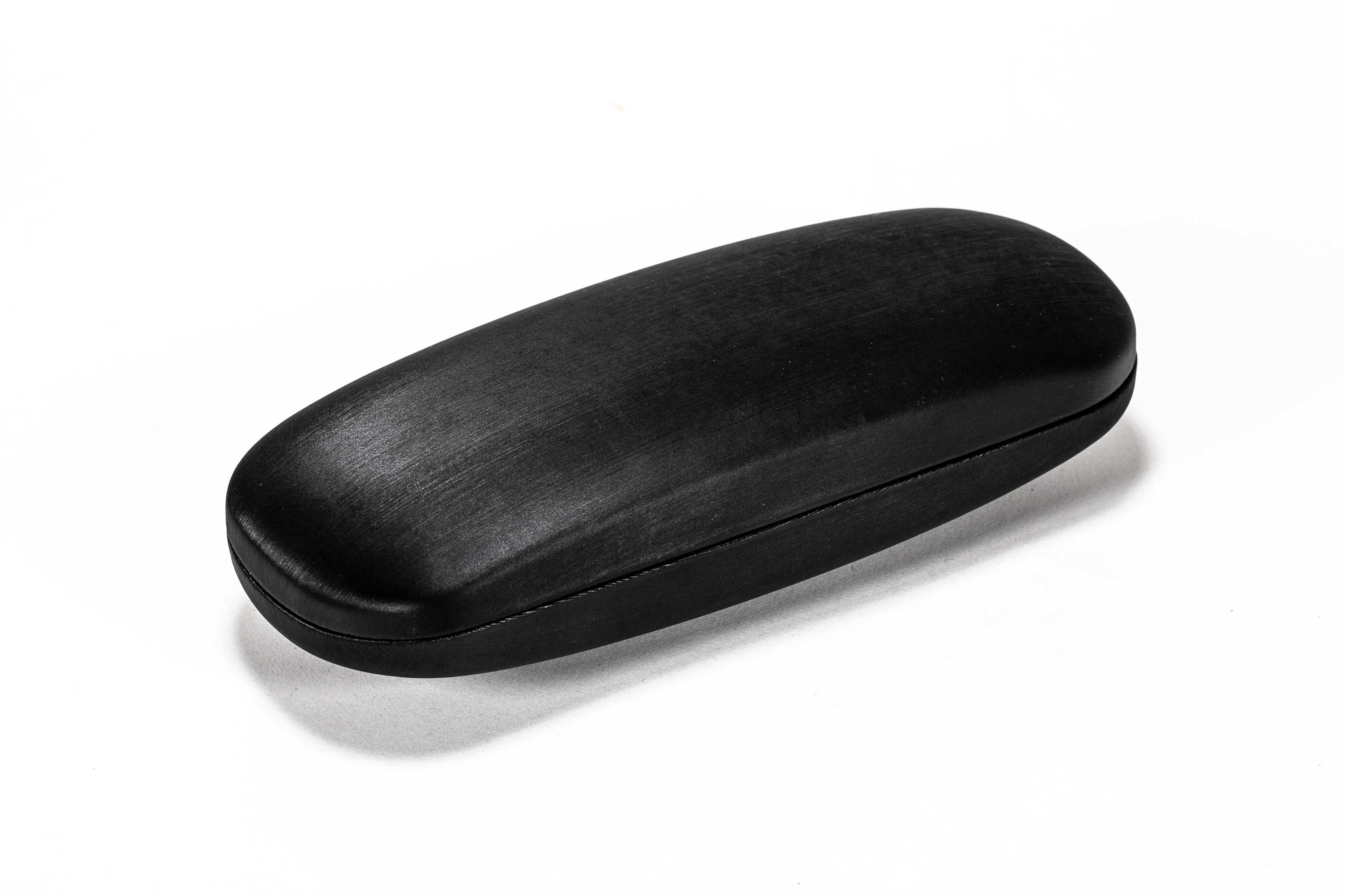 Hard Shell Brushed Eyeglass Case, Protective Holder for Glasses and Sunglasses