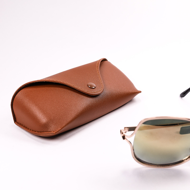 2021 Glasses Box Sunglasses in Three Colors, Clamshell Is A Triangular Glasses Case, Like A Small Leather Bag