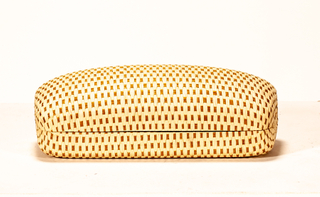 Customized metal eyeglass cases with paper woven surface eco-friendly, recyclable and sustainable
